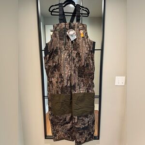Drake Realtree Hunting/ Duck Timber Camo Mens XL Bibs 
New Tags!